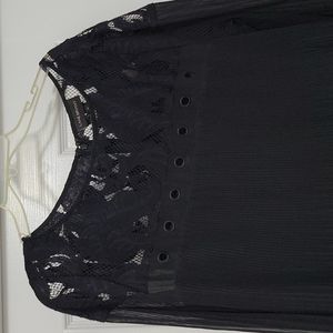 Lane bryant Little black lace dress.